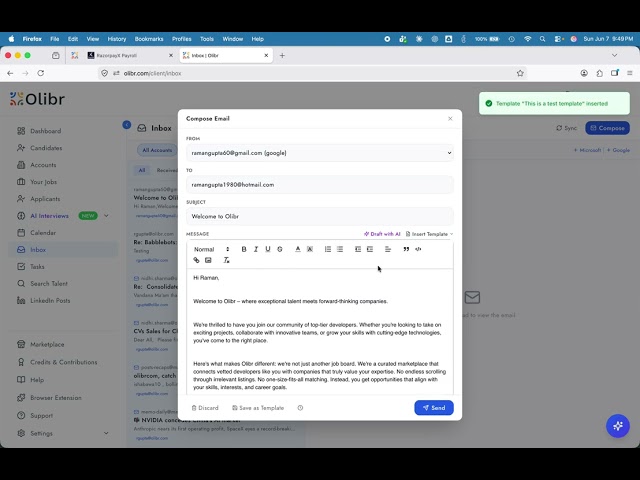 Introducing Olibr: Empowering Exceptional Software Developers and Companies.