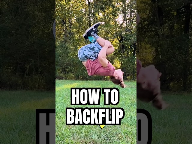 HOW TO BACKFLIP