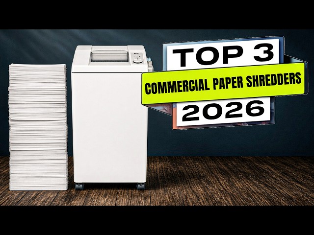 Top 3 BEST Commercial Paper Shredder 2026
