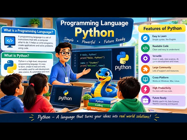 Introduction to Python #education #trending #educationalvideo 
