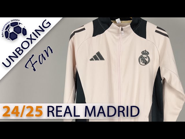 Real Madrid Pink and Grey Tracksuit 24/25 (Kitgg) Fan Version Unboxing Review