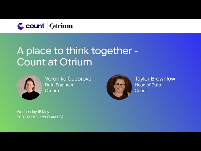 A place to think together - Count at Otrium