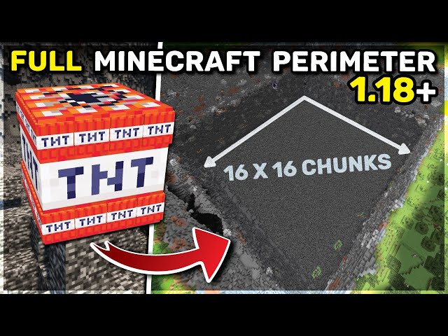 Minecraft How to Make a FULL PERIMETER - Easy