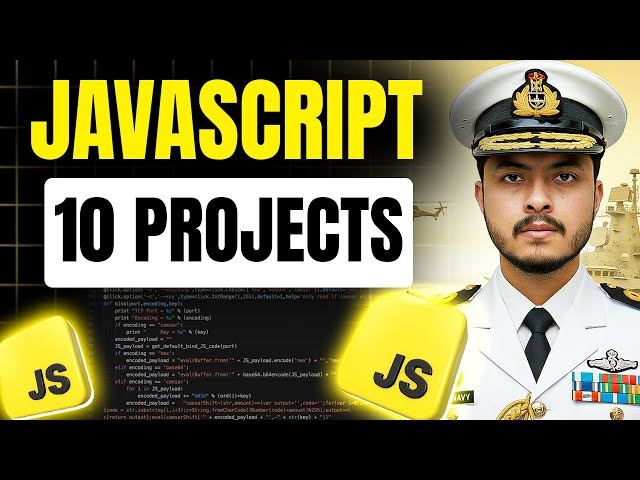 10 JavaScript Projects for Beginners | Learn JS by Building Real Apps | JavaScript Full Course #16