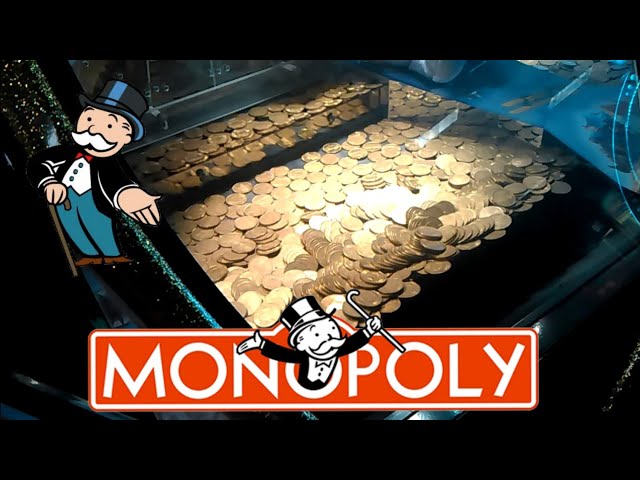 Monopoly Coin Pusher $15 Rapid Fire
