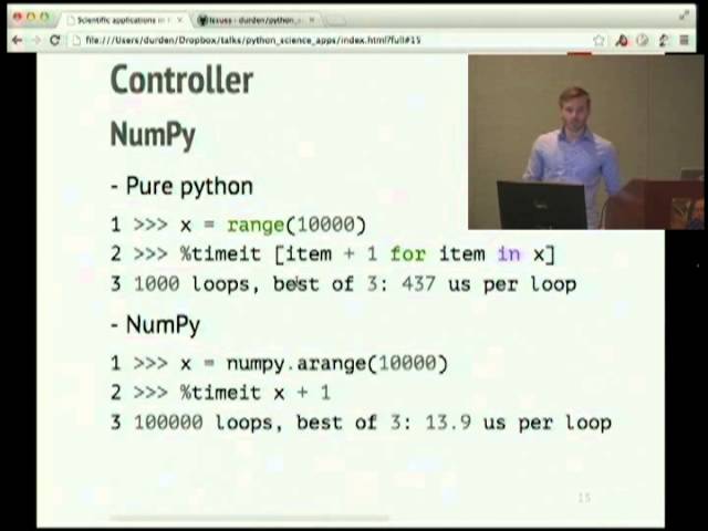 Building full-stack scientific applications in Python
