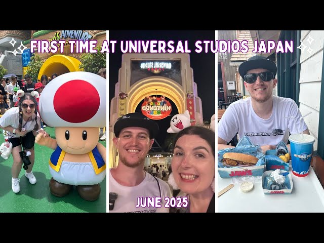 First Time at Universal Studios Japan! Using Express Passes, SNW & Jaws Snacks | DAY10 JUNE25