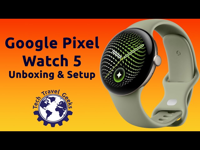 Google Pixel Watch 5 (45mm WiFi) Unboxing & Setup #PixelWatch5