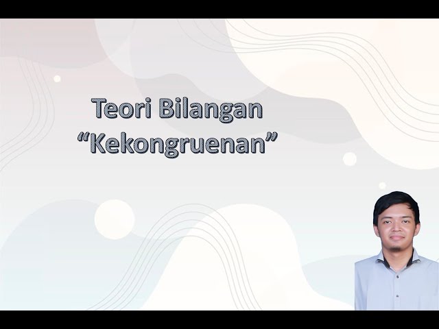 Teori Bilangan - Kekongruenan