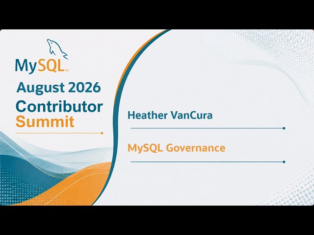 MySQL Governance