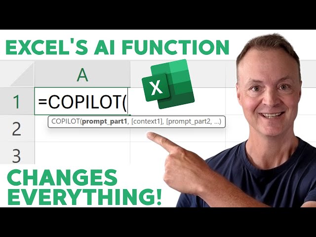 Excel's NEW AI Function! A Beginner's Guide to =COPILOT
