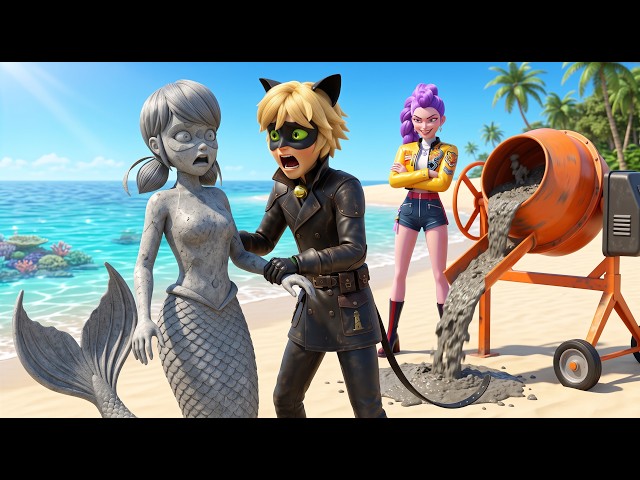 MERMAID LADYBUG Turns Into STONE❓😱 [ HOW IT'S DONE Cover ] Cat Noir, Lady Bug, Rumi Kpop MV
