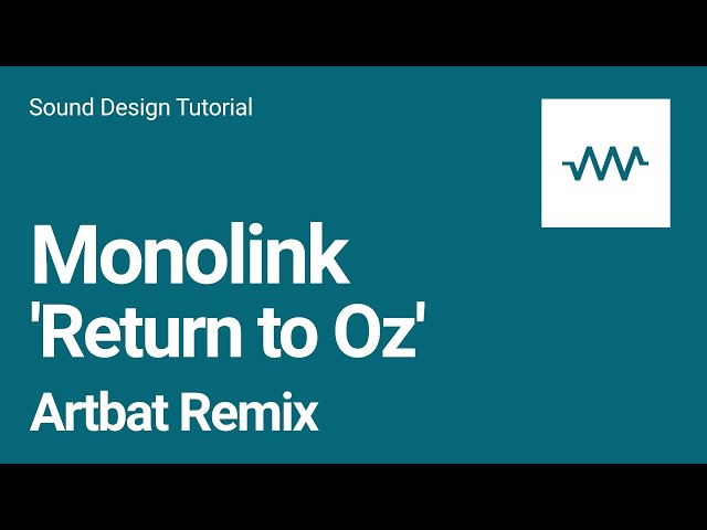 Monolink 'Return to Oz' (Artbat remix) - How to make the sounds with DRC synth
