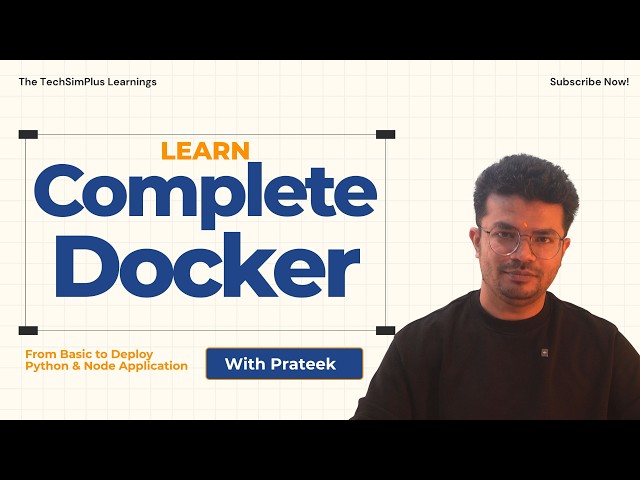 Learn Docker in One Video | Images, Containers, Volumes, Dockerfile & Docker Compose #docker