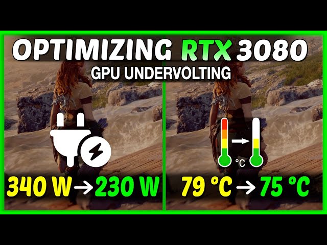 Optimizing RTX 3080 - Low Power Usage and Temperature | GPU Undervolting RTX 3000, 4000, 5000 series