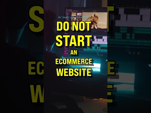 DON'T START an eCommerce Website Until You Know This!
