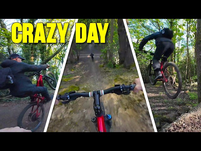 CRAZY JUMPS • Downhill MTB in the Woods w/ @Dutz