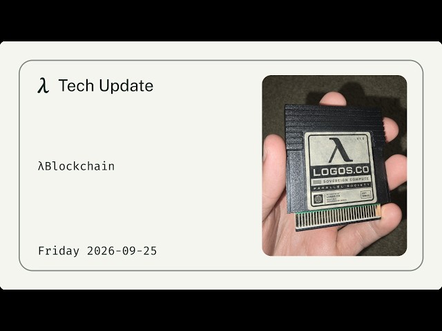 Tech Update: λBlockchain