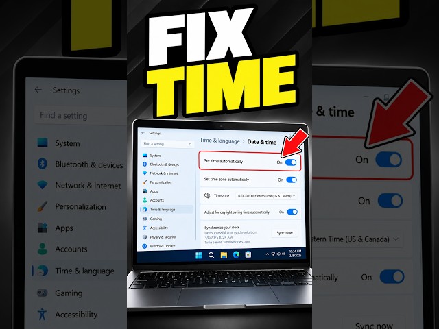 How to Fix Wrong Date and Time on Windows PC (Quick & Easy)