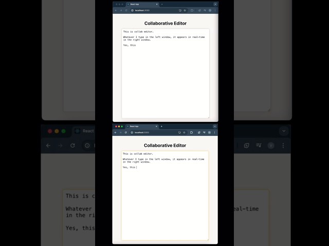 🤯 Build a Google Docs Clone in MINUTES! (Node.js, WebSockets, React) #react #nodejs #shorts
