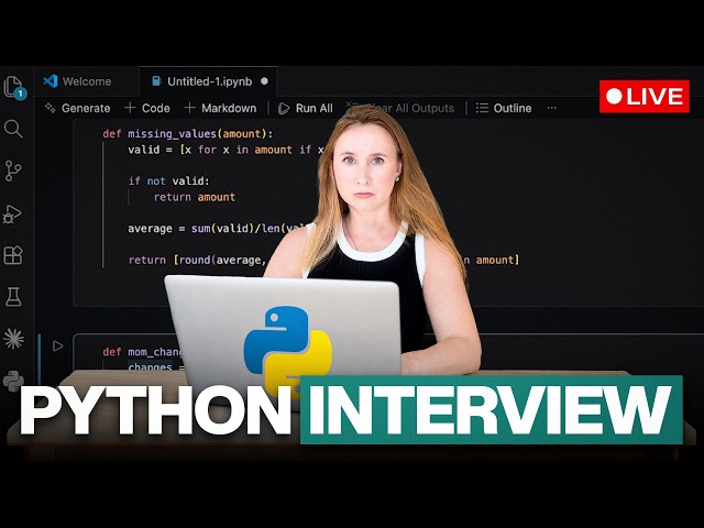 I Took 56 LIVE Data Science Interviews so You Don't Have To (3 Python questions I wish I knew)