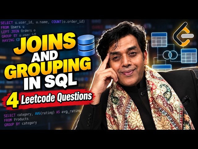 Joins and Grouping 🚀| SQL | Placements