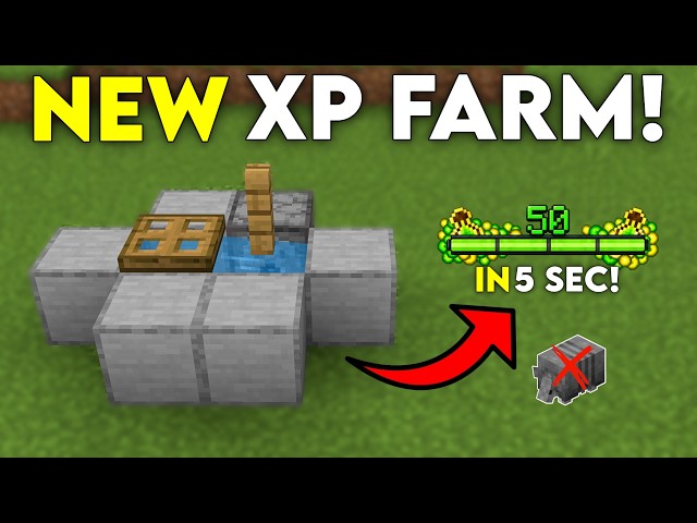 NEW BEST XP FARM in Minecraft Bedrock 26.5+!