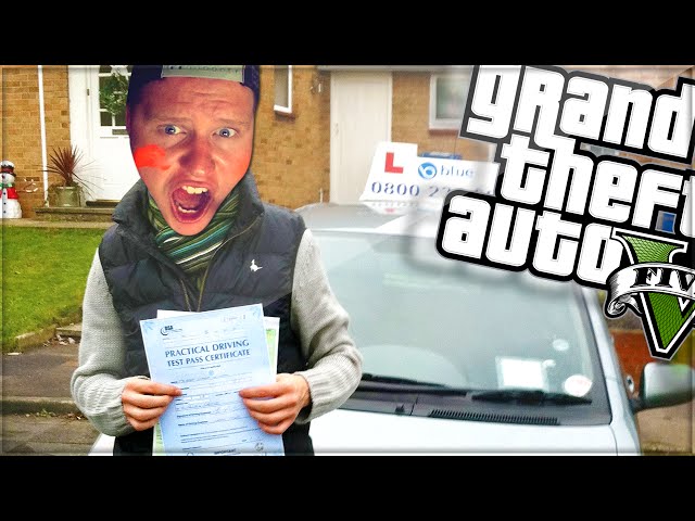 MY DRIVING TEST! (GTA 5 Funny Moments Skit)