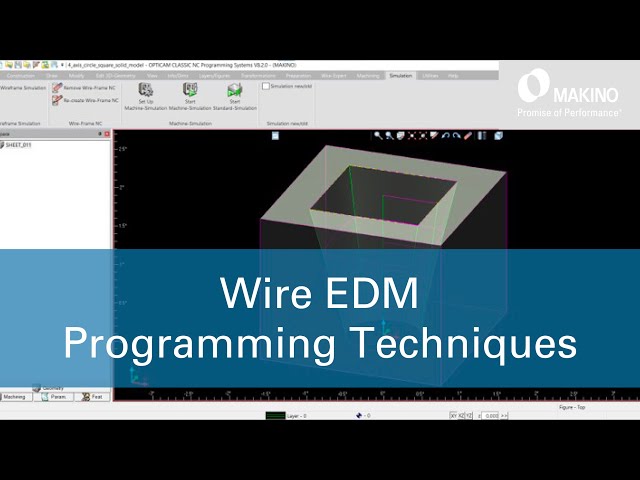 Wire EDM Programming Techniques
