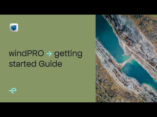 windPRO Getting Started Guide