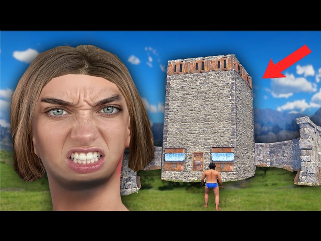 I Walled Off A Toxic EGirl Streamer Team - Rust Trolling