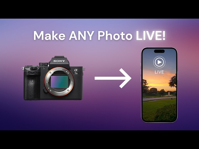 Bring Your DSLR Photos to Life (Make Any Photo an Apple Live Photo!)