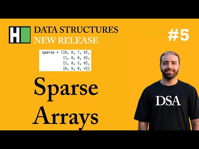 The Last Sparse Array Explanation You'll Ever Need