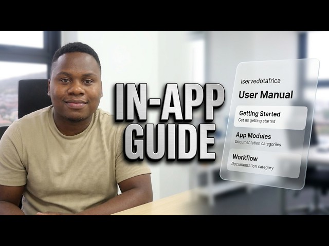 iservedotafrica Tutorial - InApp User Manual