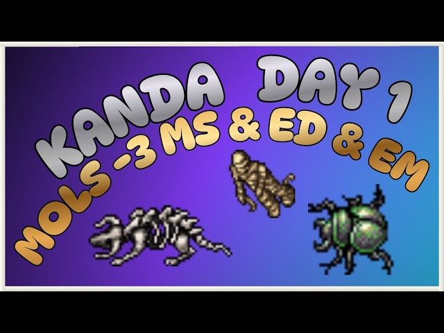 Tibia Kanda Day 1 Team Hunt - MS  & ED & EM  - Mother Of Scarab Lair -3