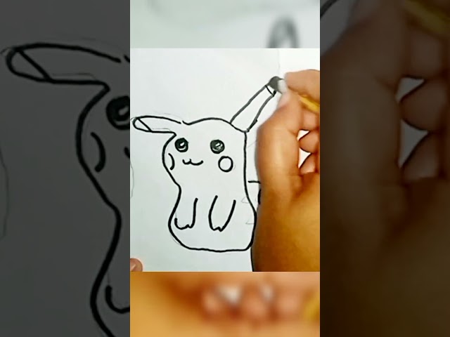Drawing Pikachu #shortsvideo​ #youtubeshorts​ #howtodrawflowervase