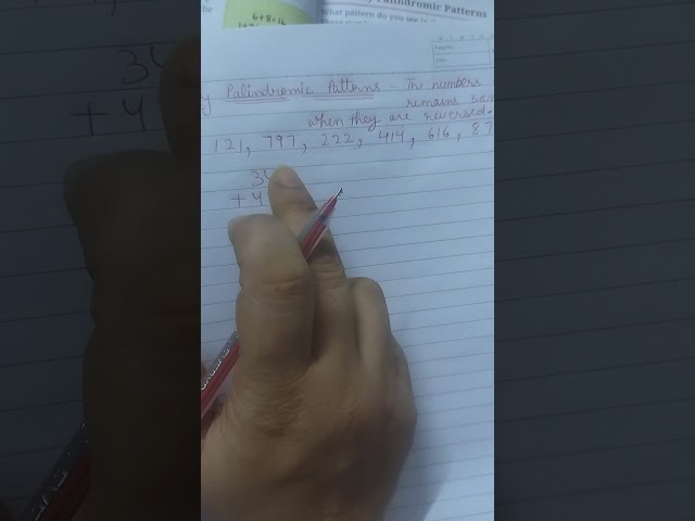 number play continue#palindromenumber #class6#nonsubscribers