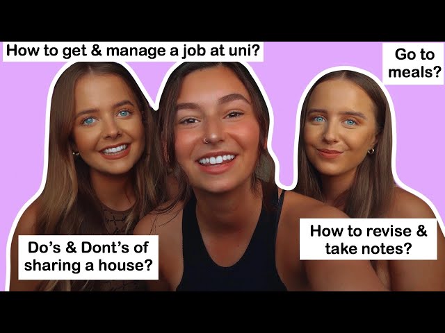 Loughborough University Q&A w/ the TJ Twins! UNI ADVICE + TIPS Freshers Guide 2021