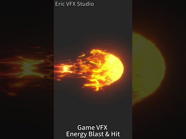 Unity Game VFX - Stylized Energy Blast  #gamevfx