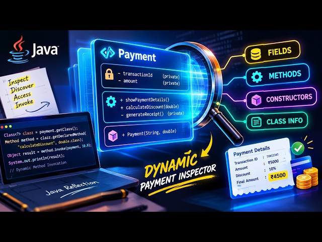 Java Reflection API Coding Question 🔥 | Build a Dynamic Payment Inspector Using Reflection