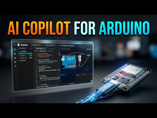 Online Arduino IDE with AI Copilot & WebSerial | Gokino