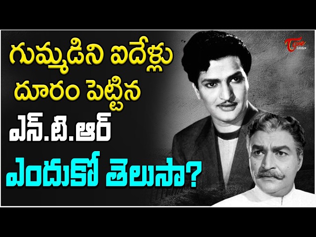 Why Sr Ntr Angry With Gummadi Venkateswara Rao ? | TeluguOne Cinema