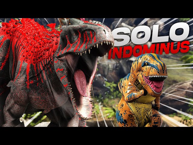 ARK but I REPLACED every DINO with an INDOMINUS REX...