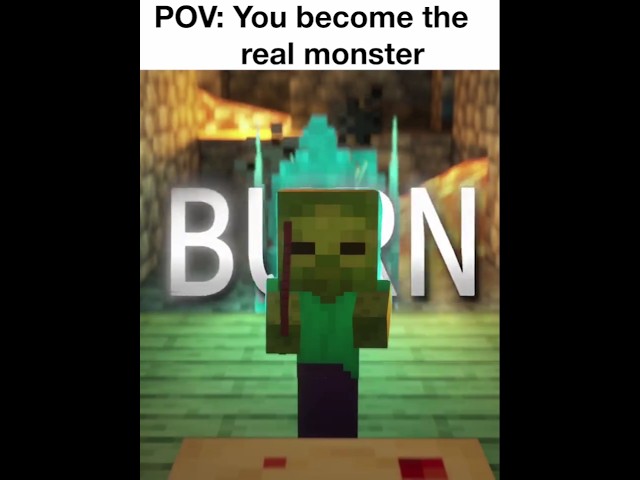 What did I just became...😭 #minecraft #shorts #trending