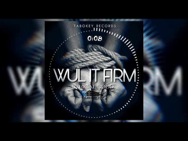 LYRICAL 3DDD - WUL IT FIRM ( OFFICIAL AUDIO )