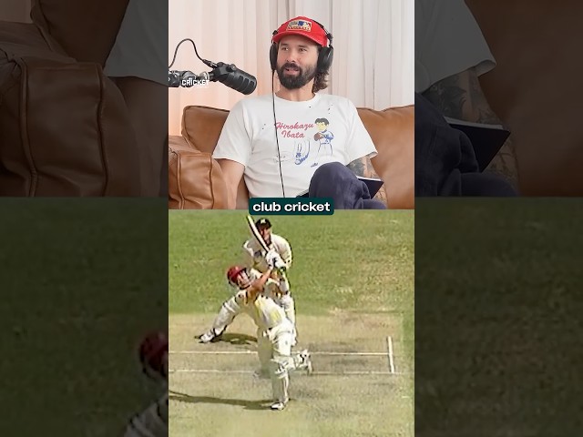 Brad Hodge was falling asleep at mid-off!