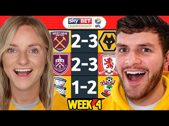 CHAMPIONSHIP WEEK 4 PREDICTIONS