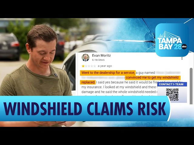 Investigation: Pressure to Replace Auto Glass in Tampa Bay
