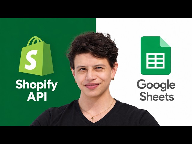 Shopify API to Google Sheets using Apps Script (Sales Performance Dashboard)