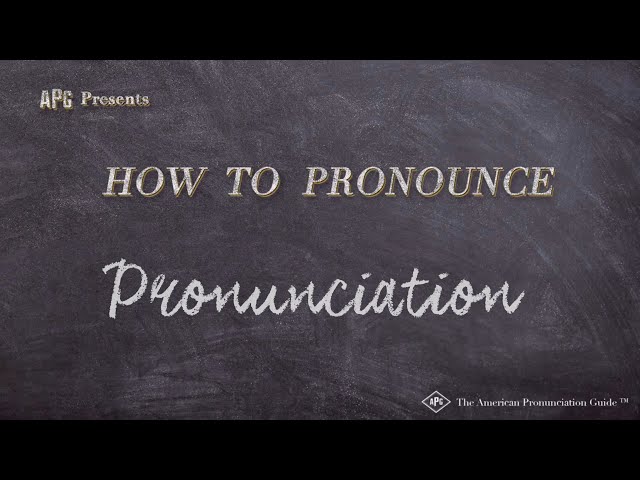 How to Pronounce Pronunciation (Real Life Examples!)
